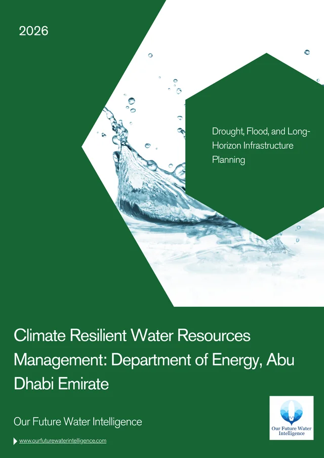 Climate Resilient Water Resources Management: Department of Energy, Abu Dhabi Emirate cover