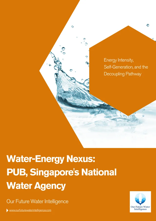 Water-Energy Nexus: PUB, Singapore's National Water Agency cover