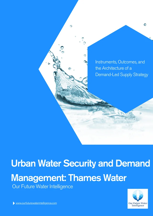 Urban Water Security and Demand Management: Thames Water cover